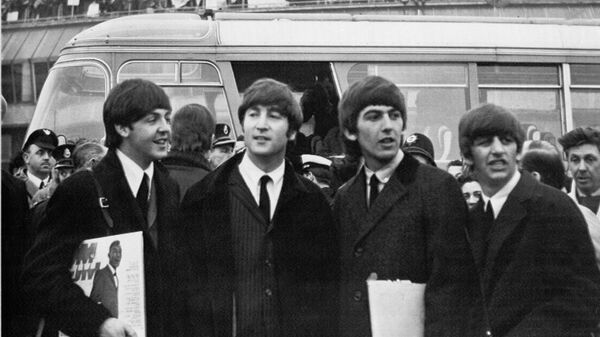 The Beatles. Аэропорт Лондона. 1964 год