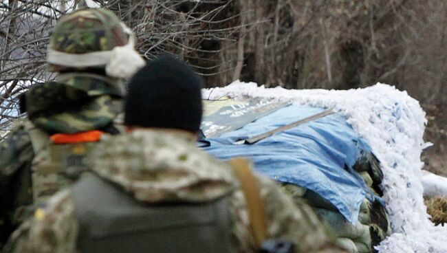 Украинские военнослужащие. Архивное фото