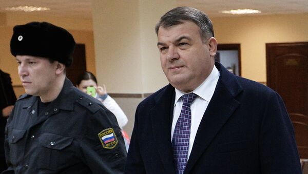 Бывший министр обороны Анатолий Сердюков в Пресненском суде