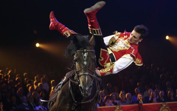Цирковой артист из России Яков Экк на Международном цирковом фестивале в Монте-Карло