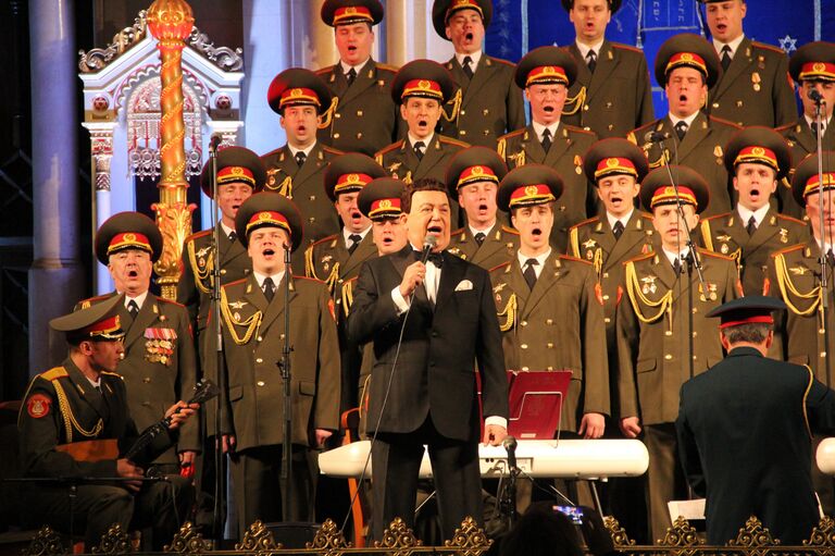 Иосиф Кобзон на 70-летии освобождения Будапештского гетто