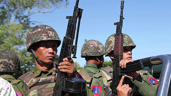 Военнослужащие армии Мьянмы. Архивное фото