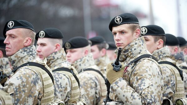 Солдаты латвийской армии