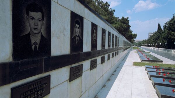Аллея Павших. Мемориальный комплекс Памяти жертв событий 20 января 1990 года