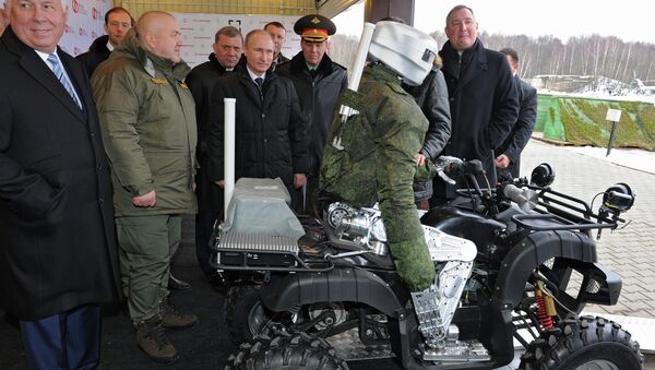 Президент РФ В.Путин посетил центральный научно-исследовательский институт точного машиностроения. Архивное фото