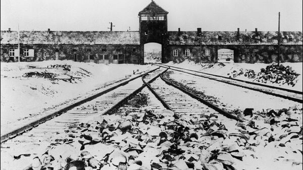Концентрационный лагерь Освенцим, архивное фото