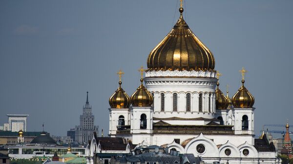 Храм Христа Спасителя в Москве, архивное фото
