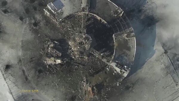 Последствия обстрелов аэропорта Донецка, 15 января 2015