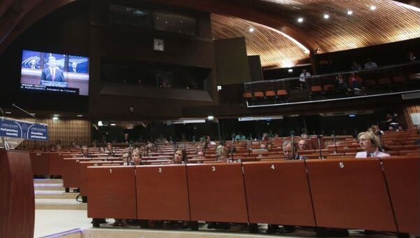 Сессия Парламентской Ассамблеи Совета Европы в Страсбурге. Архивное фото