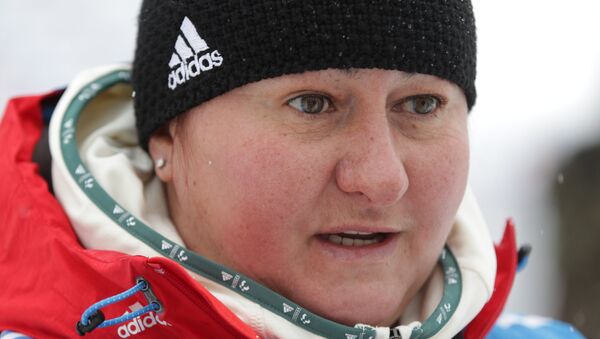 Президент Федерации лыжных гонок России Елена Вяльбе. Архивное фото