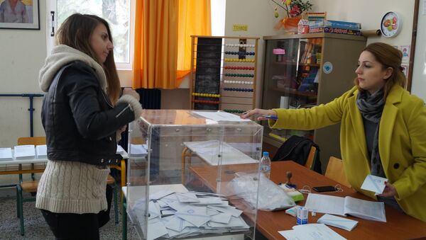 Голосование на парламентских выборах в Греции