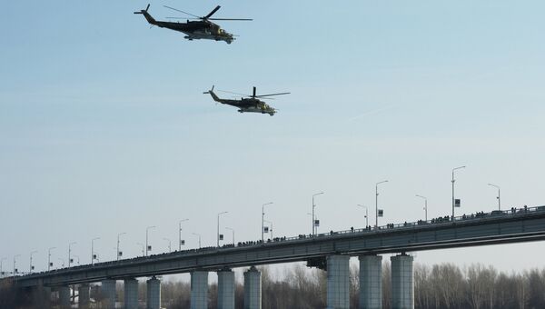 Вертолеты Ми-24. Архивное фото