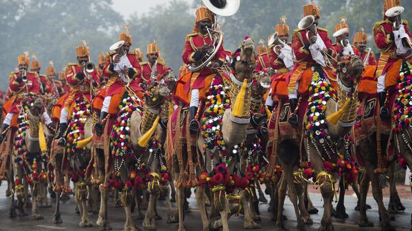 Парад в честь празднования Дня Республики в Индии