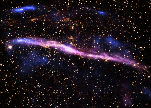 Сверхновая звезда на снимке телескопа Чандра