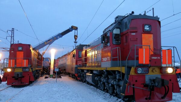 Авария на на Западно-Сибирской железной дороге