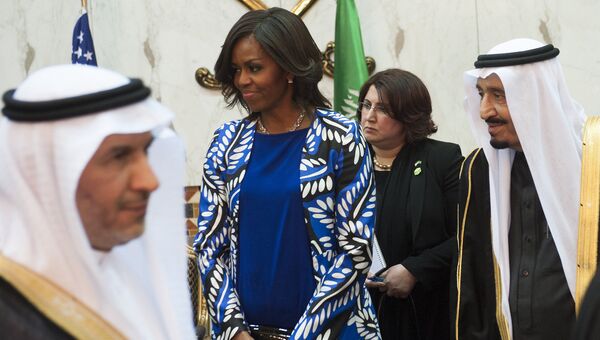 Первая леди США Мишель Обама в Саудовской Аравии