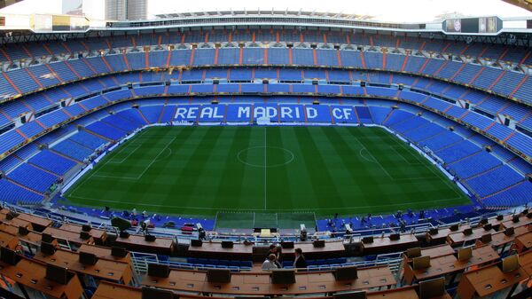 Стадион Сантьяго Бернабеу в Мадриде. Архивное фото