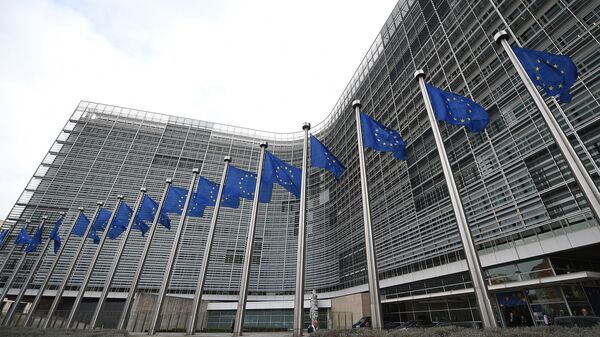 Флаги ЕС, архивное фото