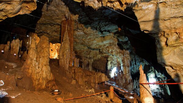 Карстовая известняковая пещера Мано, расположенная на севере Израиля