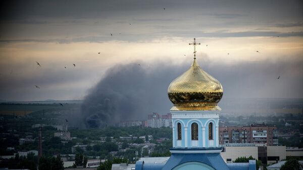 Ситуация в Луганскею Архивное фото