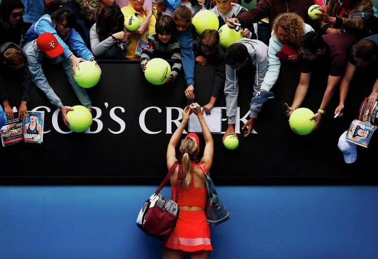 Российская теннисистка Мария Шарапова на Australian Open 2015