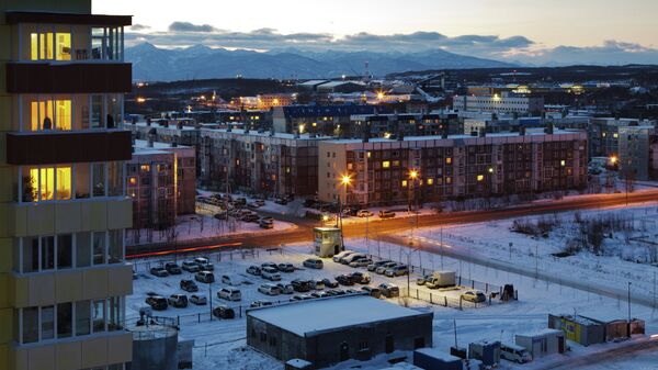 Вид на микрорайон Северо-Восток в городе Петропавловск-Камчатский. Архивное фото