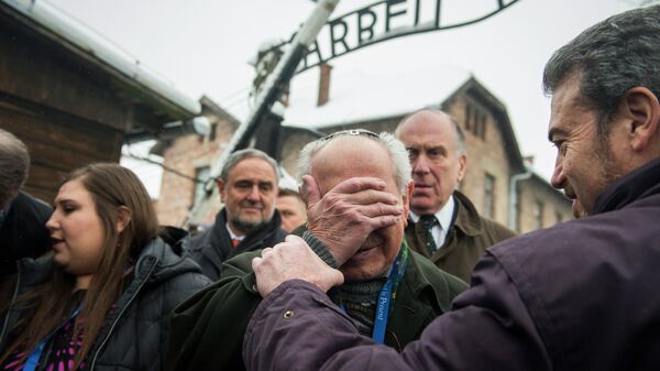 Мероприятие, посвященное 70-летию освобождения концентрационного лагеря Аушвиц-Биркенау, в Освенциме