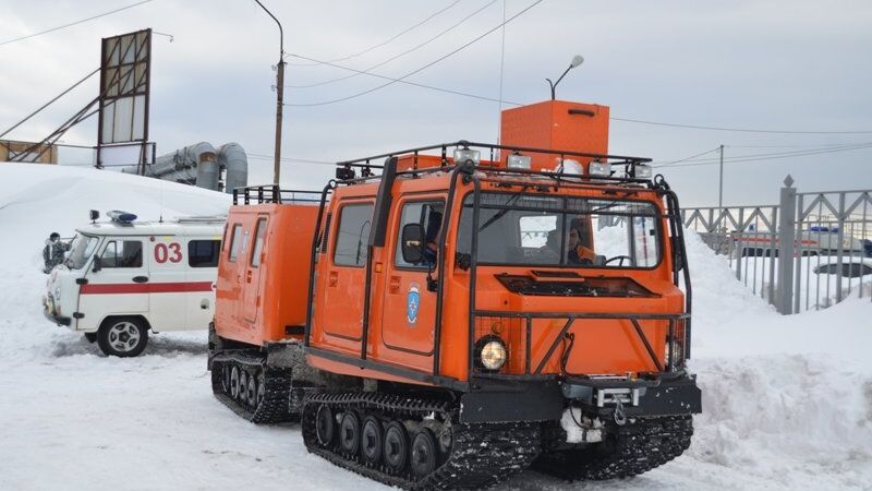 Вездеход МЧС, предназначенный для перевозки людей и оборудования по любой местности - РИА Новости, 1920, 15.12.2020