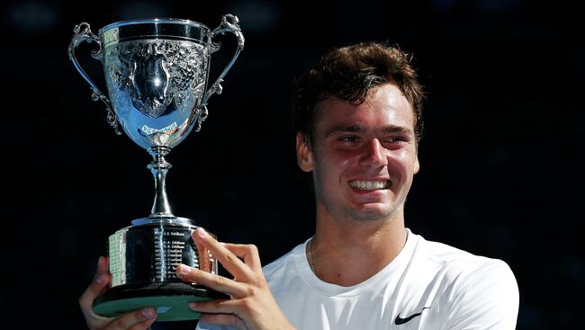 Россиянин Роман Сафиуллин выиграл Australian Open среди юниоров