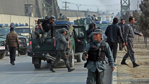 Сотрудники полиции в Кабуле. Архивное фото