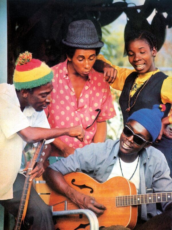 Боб Марли в Кингстоне. Ямайка, 1968