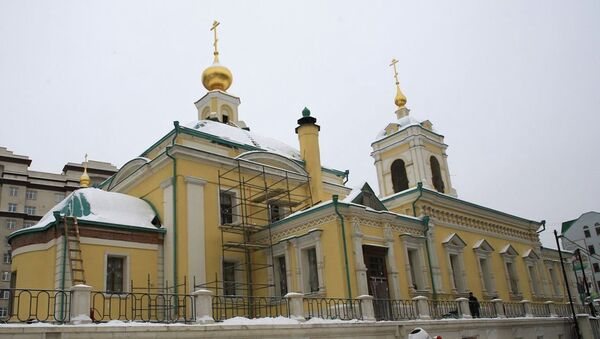 Воссоздание Преображенского храма на Преображенской площади в Москве
