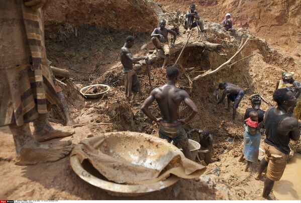 Добыча золота в Гане