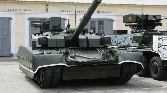 Танк Т-84У Оплот Вооруженных сил Украины. Архивное фото