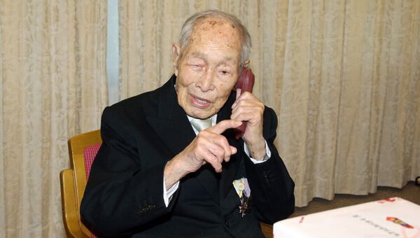 Самый пожилой мужчина на Земле, японец Сакари Момои