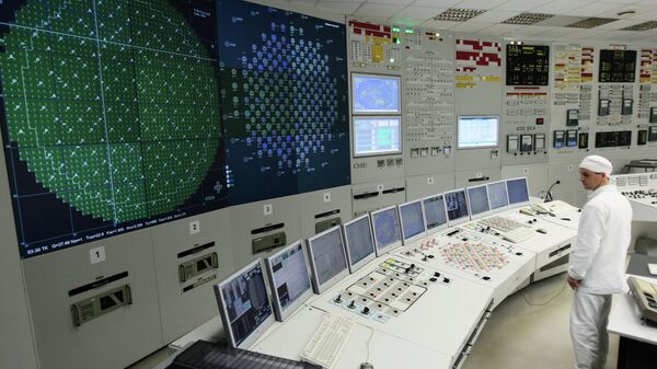 Блочный щит управления атомной электрической станции. Архивное фото