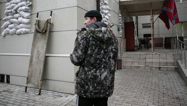 Ополченец Донецкой народной республики. Архивное фото