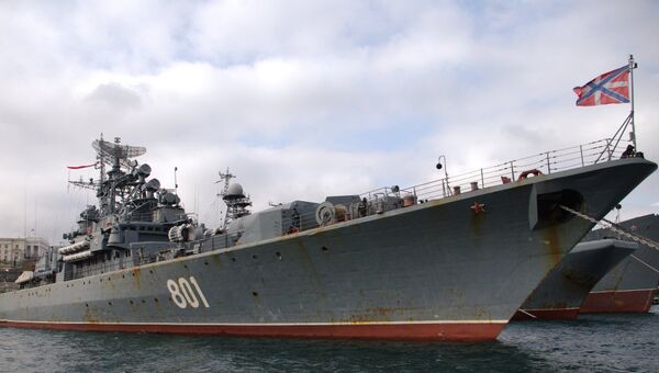 Сторожевой корабльЛадный на базе Черноморского флота в Севастополе. Архивное фото