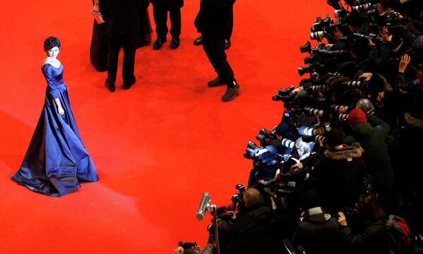 Французская актриса Одри Тоту на международном кинофестивале Берлинале