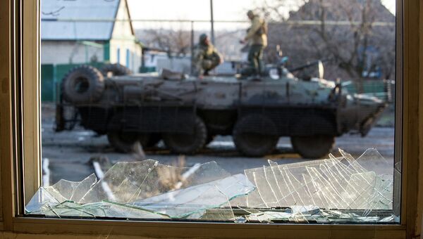 Украинские военные в Горловке, Донецкая область. Архивное фото
