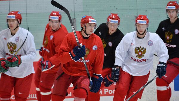 Игроки сборной России по хоккею. Архивное фото