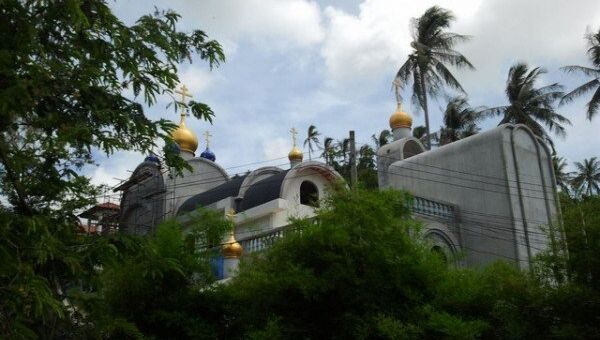 Храм во имя Царственных Страстотерпцев в городе Хуа Хин в Таиланде