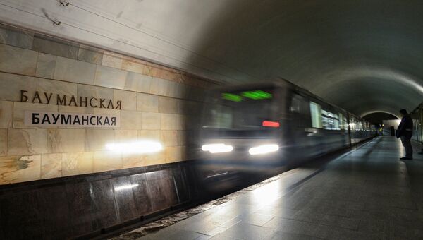 Станция метро Бауманская закрыта на реконструкцию. Архивное фото