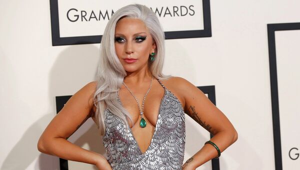 Певица Lady Gaga на 57-й ежегодной премии Грэмми. Лос-Анджелес, 2015 год