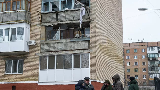 Последствия обстрела Краматорска