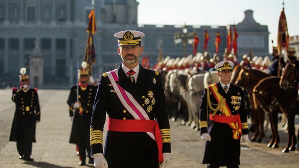Король Испании Фелипе VI, архивное фото
