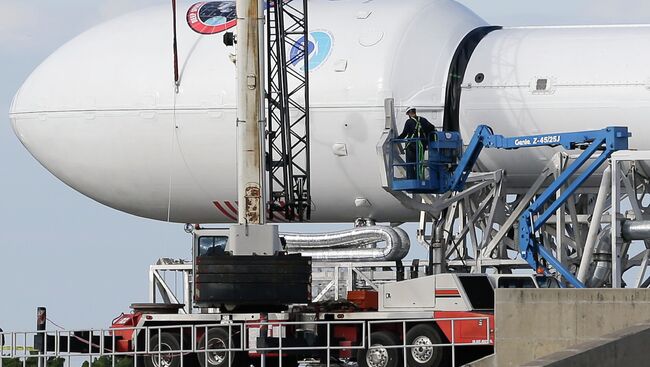 Беспилотная ракета Falcon 9, архивное фото