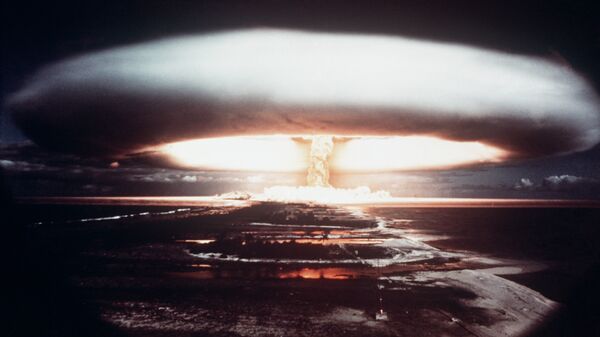 Испытания ядерного оружия. Архивное фото