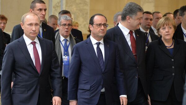 Переговоры лидеров России, Германии, Франции и Украины. Архивное фото