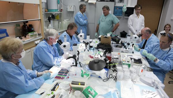 Российские и американские биологи изучают образцы тканей с Биона-М1 в стенах ИМПБ РАН
